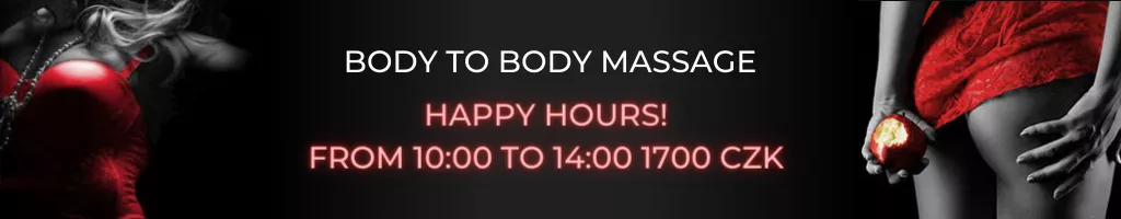 Body to Body masáž – happy hours od 10:00 do 14:00 za 1700 Kč